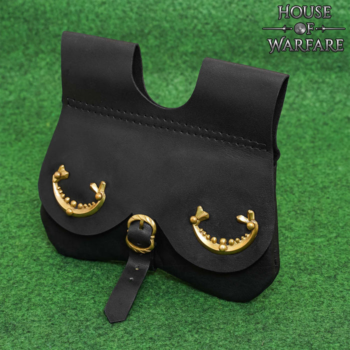Medieval kidney purse with fittings