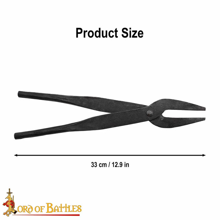 Hand-forged pliers, 33 cm