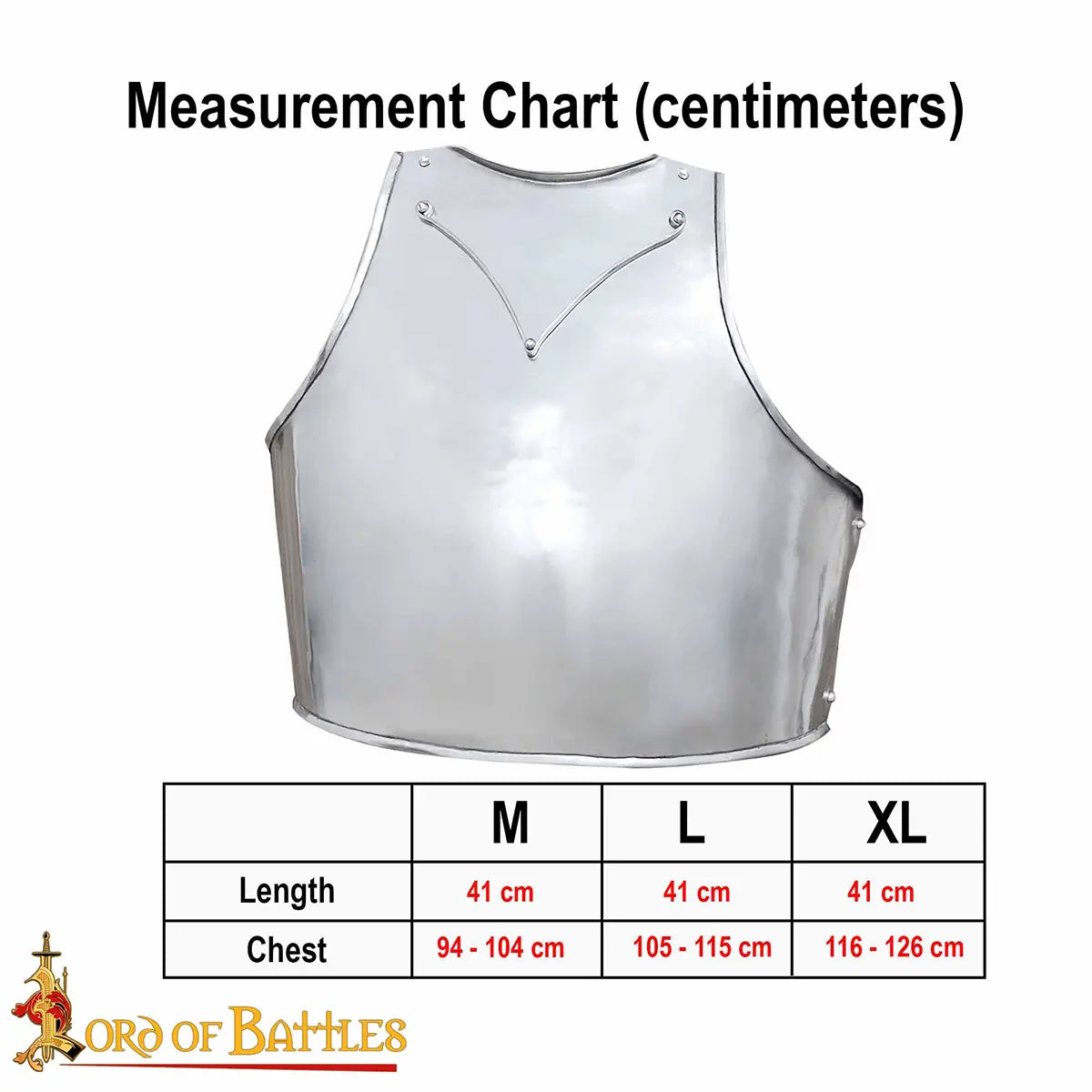 Breastplate Castel Coira, 1.6 mm