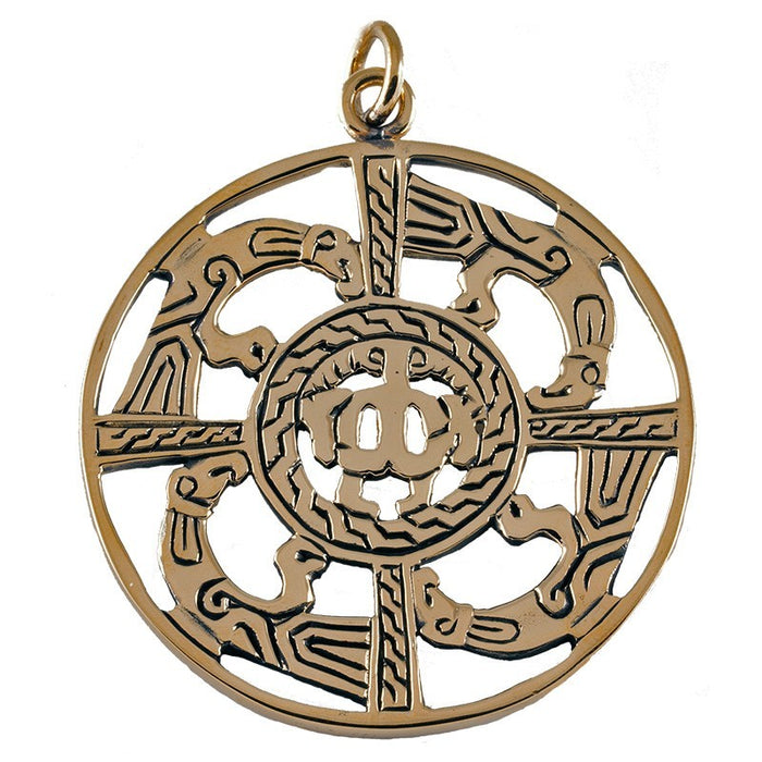 Alemannic decorative disk Hailfingen, 5th century, bronze