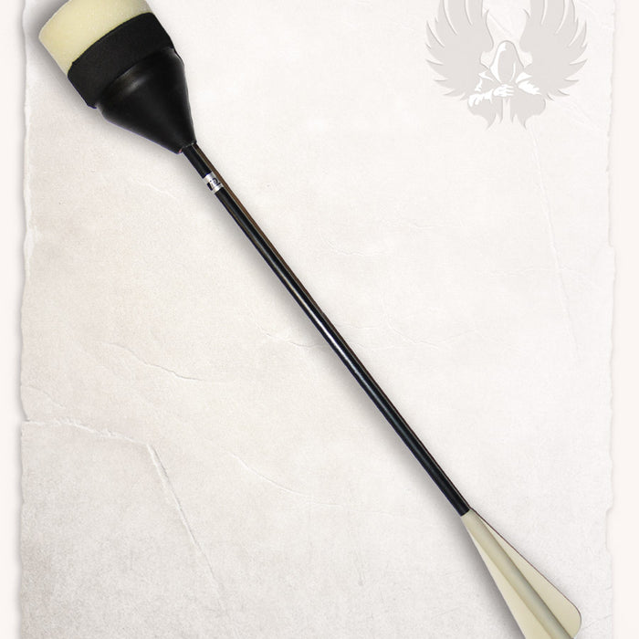 Kruisboogpijl met platte LARP-pijlpunt, glow in the dark, 15" (36 cm)