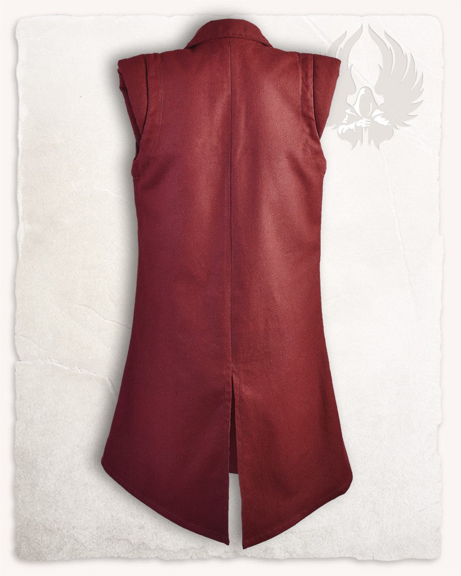 Waistcoat Tilly, ca. 1680-1730, bordeaux red