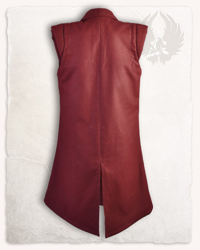 Waistcoat Tilly, ca. 1680-1730, bordeaux red