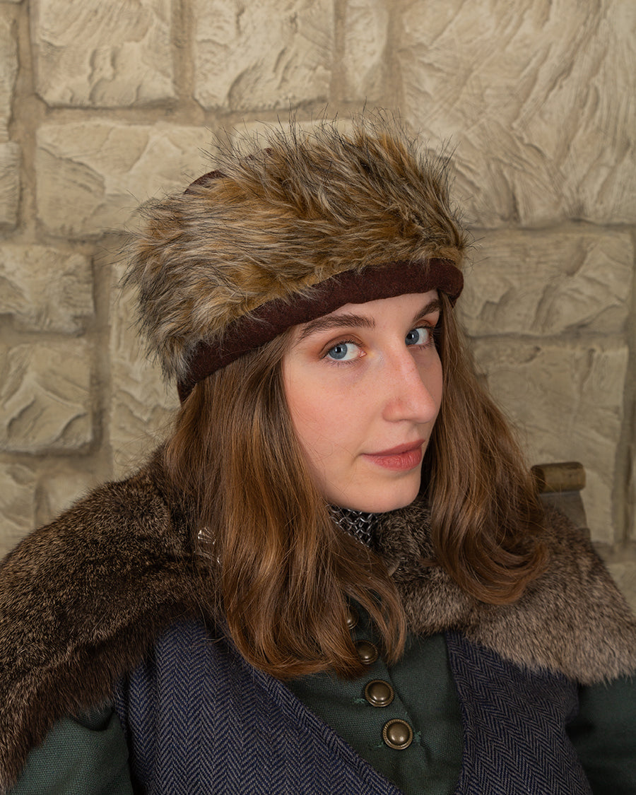 Viking hat Ragi, wool blend, black