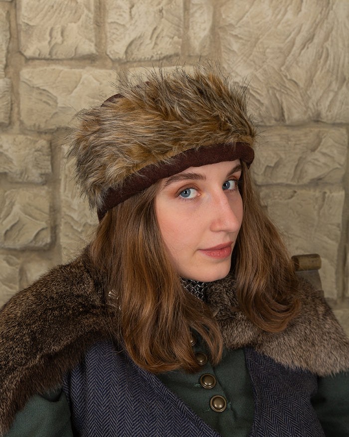 Viking hat Ragi, wool blend, black