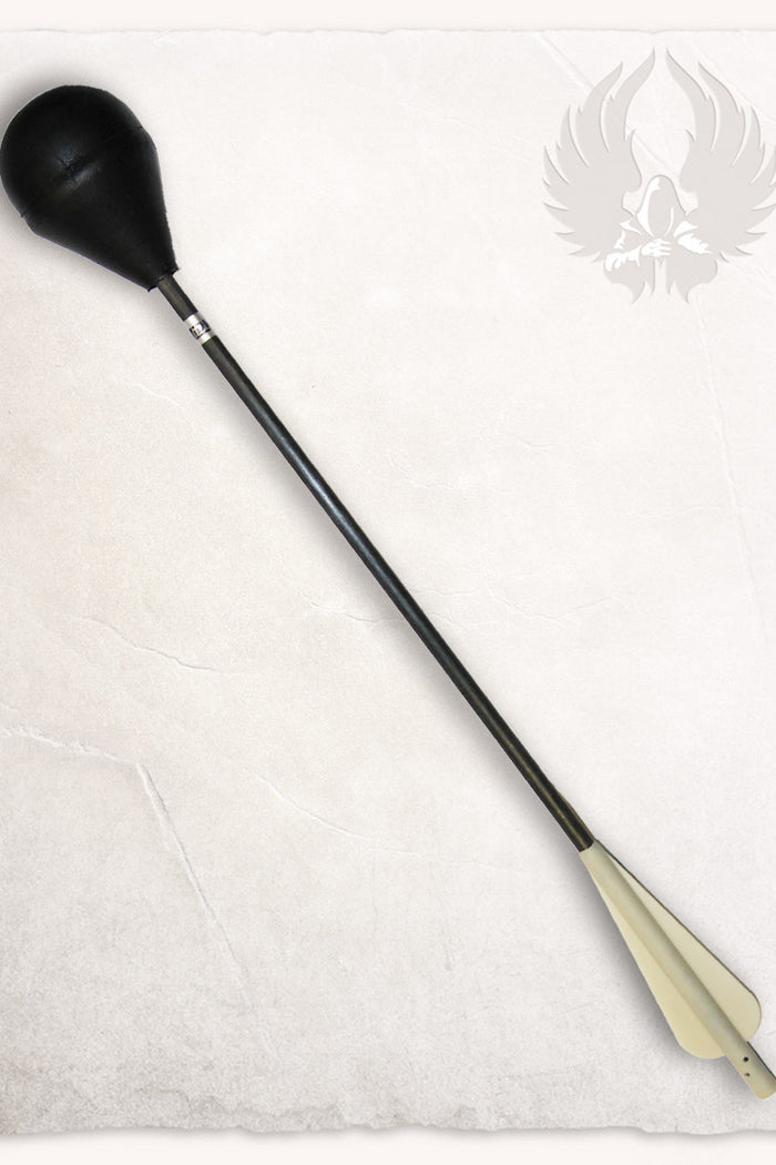 Kruisboogpijl met ronde LARP-pijlpunt, glow in the dark, 15" (36 cm)