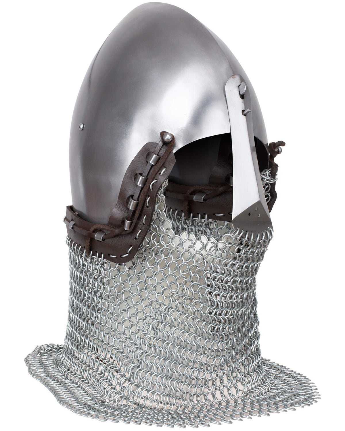 Bascinet met bretache Alwin, 14e eeuw