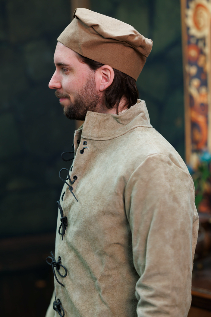 Medieval hat Armin, black