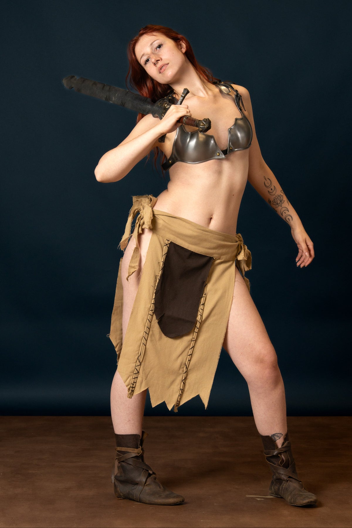 Skirt Azog, sand color