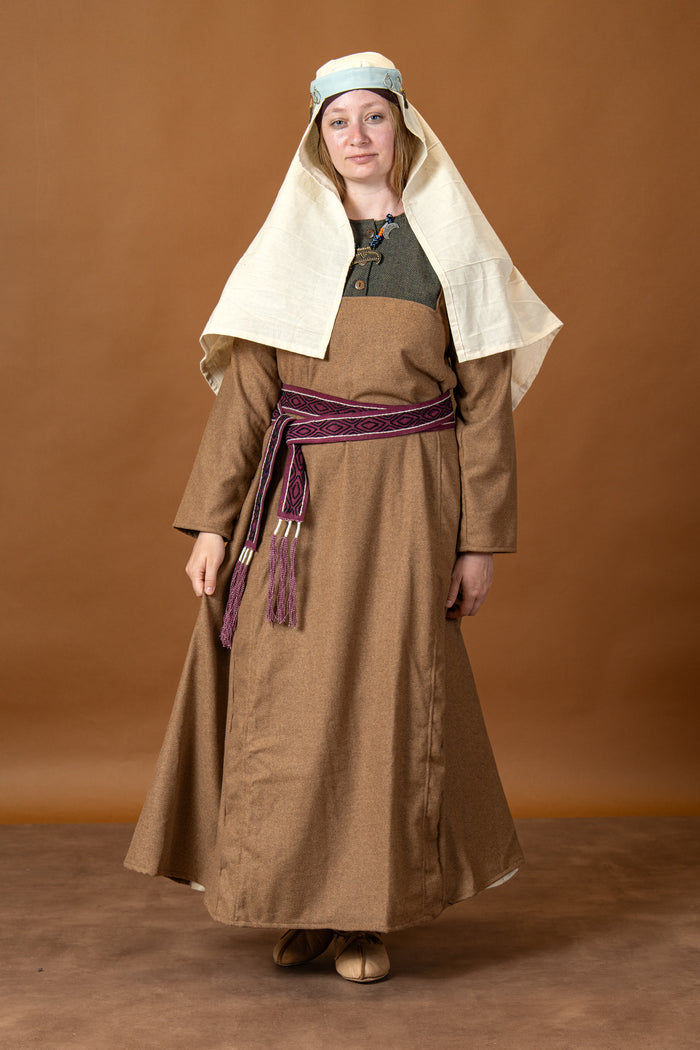 Rusvik Viking dress Jadwiga, sand, wool mix
