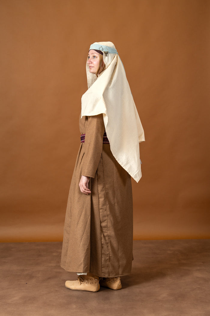 Medieval veil, 45x175 cm, cream