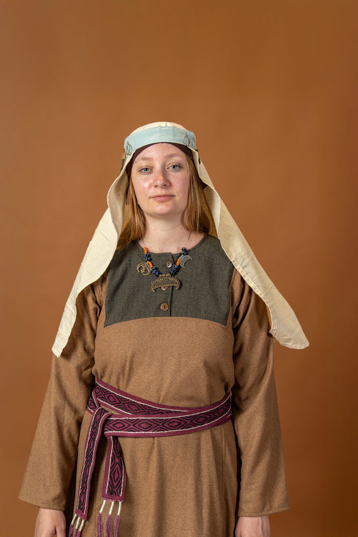 Rusvik Viking dress Jadwiga, sand, wool mix