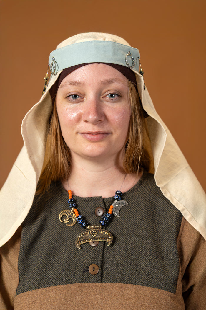 Rusvik Viking dress Jadwiga, sand, wool mix