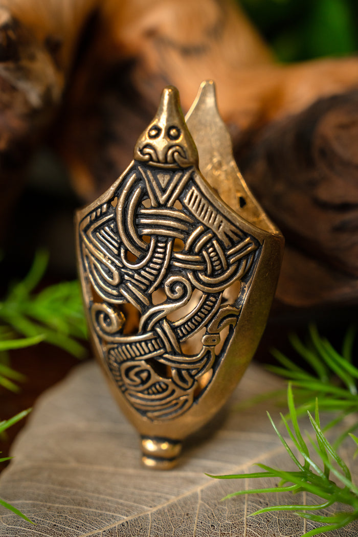 Scabbard end Borre style