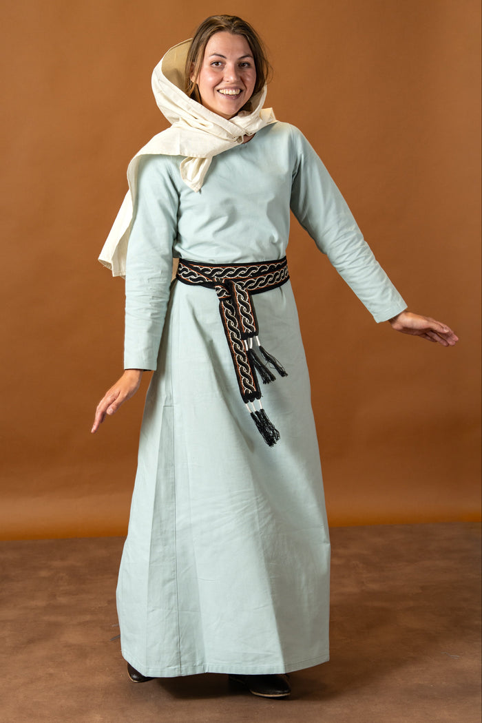 Viking dress Freya, light blue