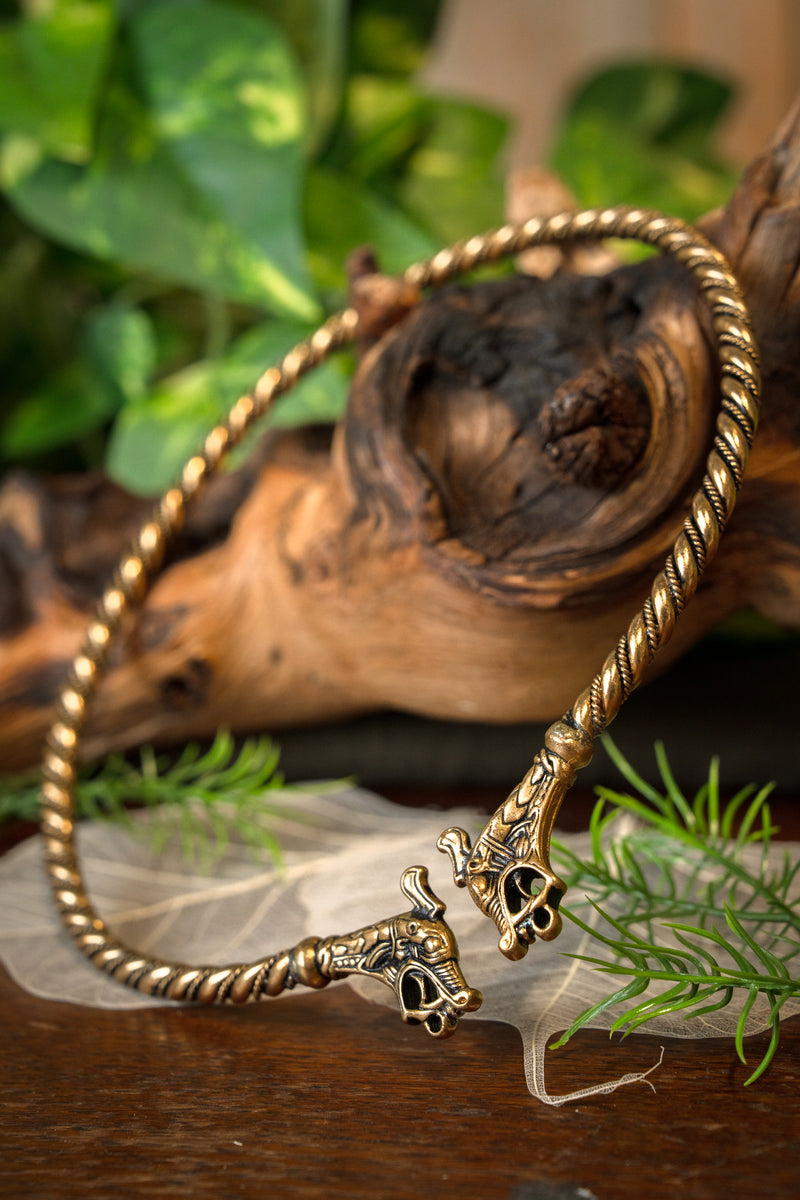 Wikinger Torque Haithabu, Bronze