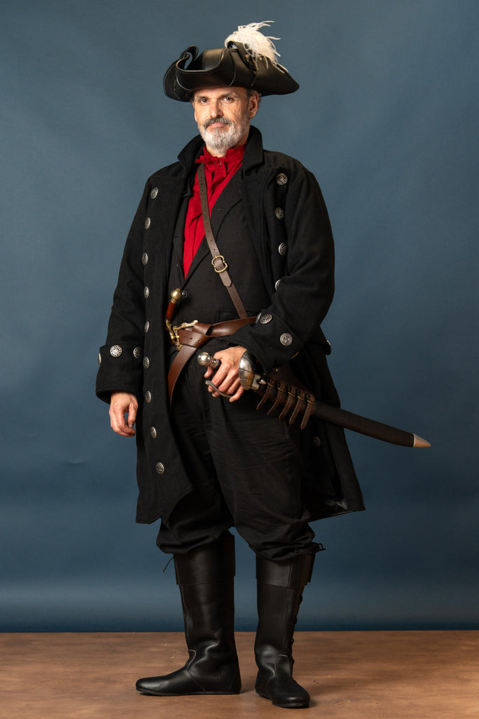 Justaucorps Antonio, ca. 1670–1700, wool, black