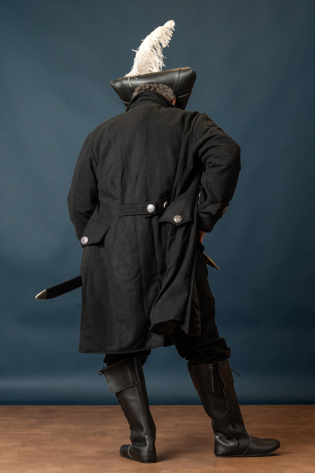 Justaucorps Antonio, ca. 1670–1700, wool, black