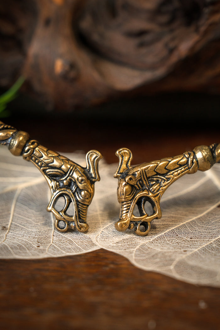 Viking torque Haithabu, bronze