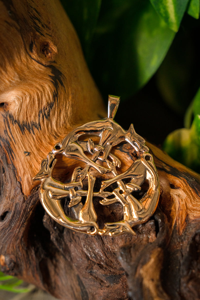 Hanger wilde jacht, brons