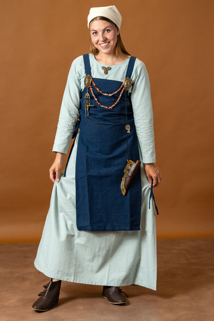 Viking dress Freya, light blue