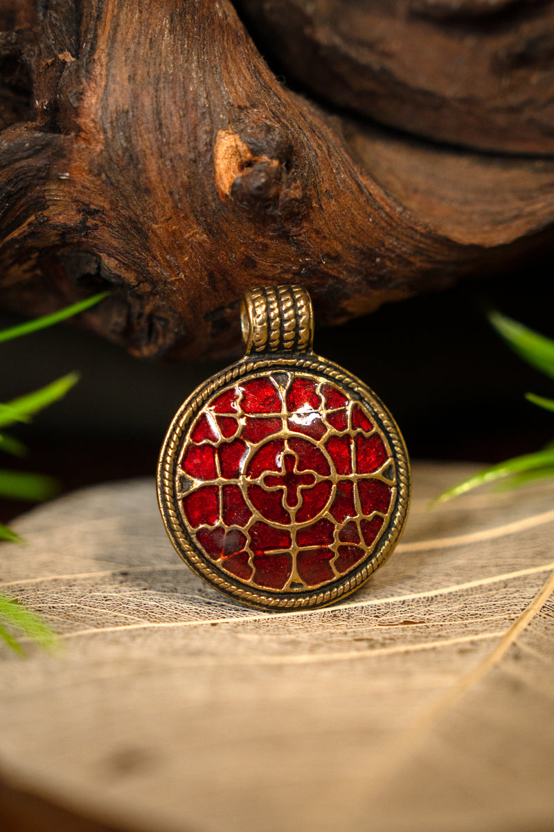 Merovingian pendant Hoen, bronze