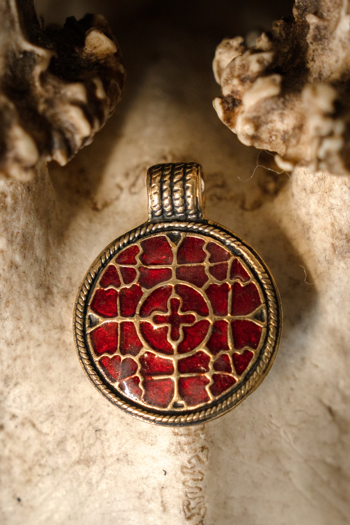 Merovingian pendant Hoen, bronze
