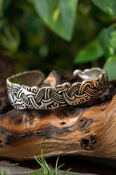 Bracelet viking île de Man, bronze argenté