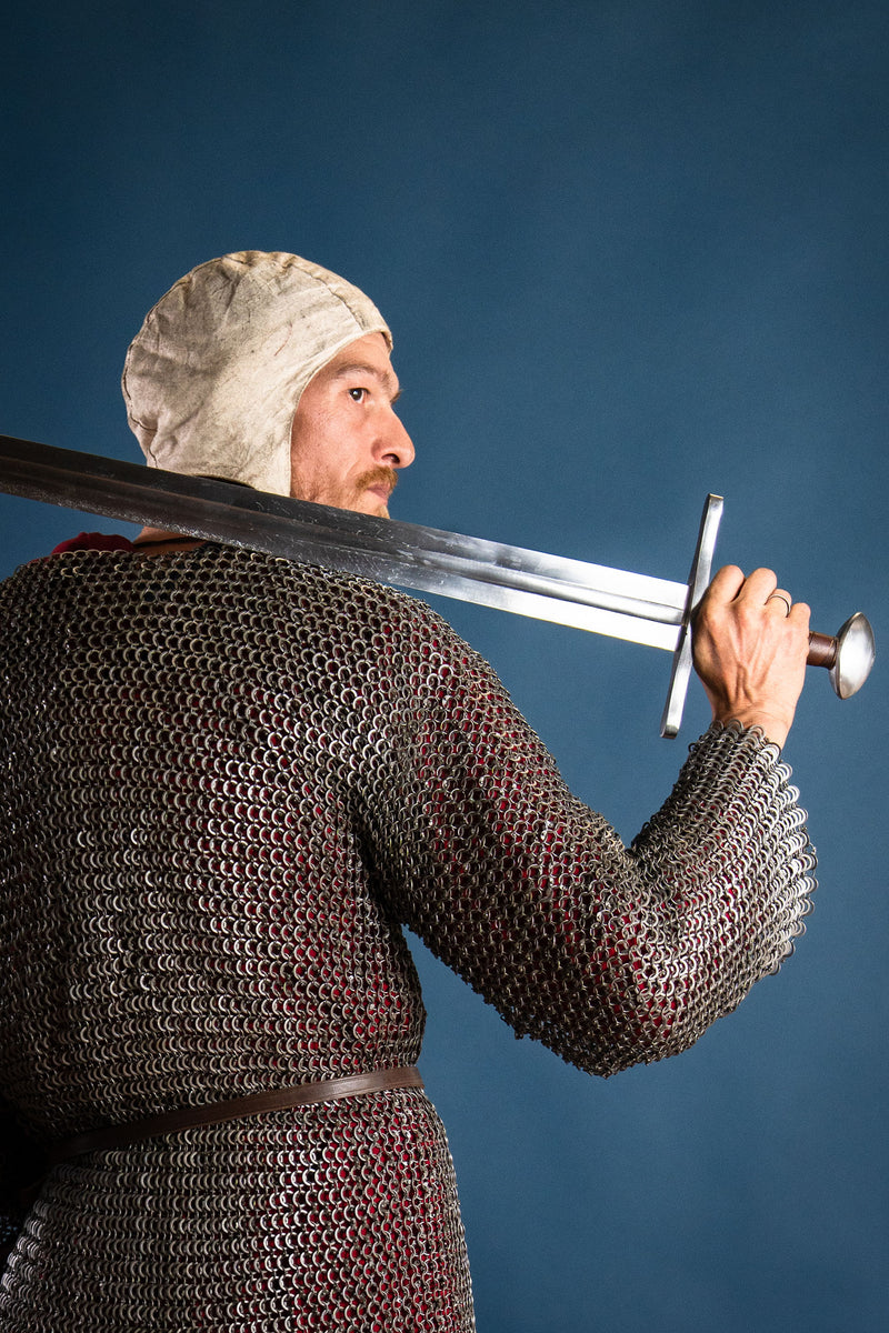 Middelalderlig hætte Jasper, creme