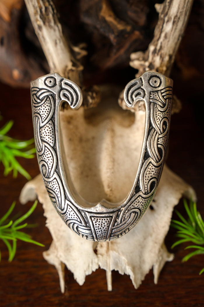 Chape for Viking sword scabbard, Haithabu, silvered