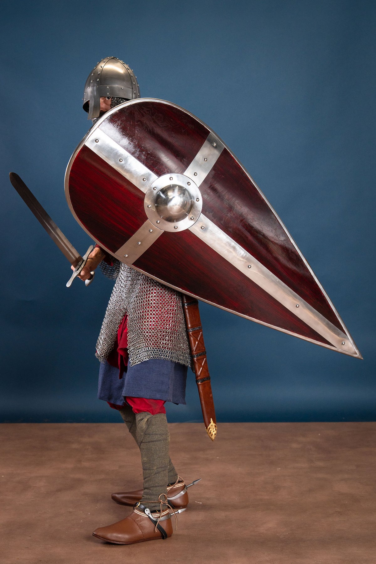 Reinforced Norman kite shield