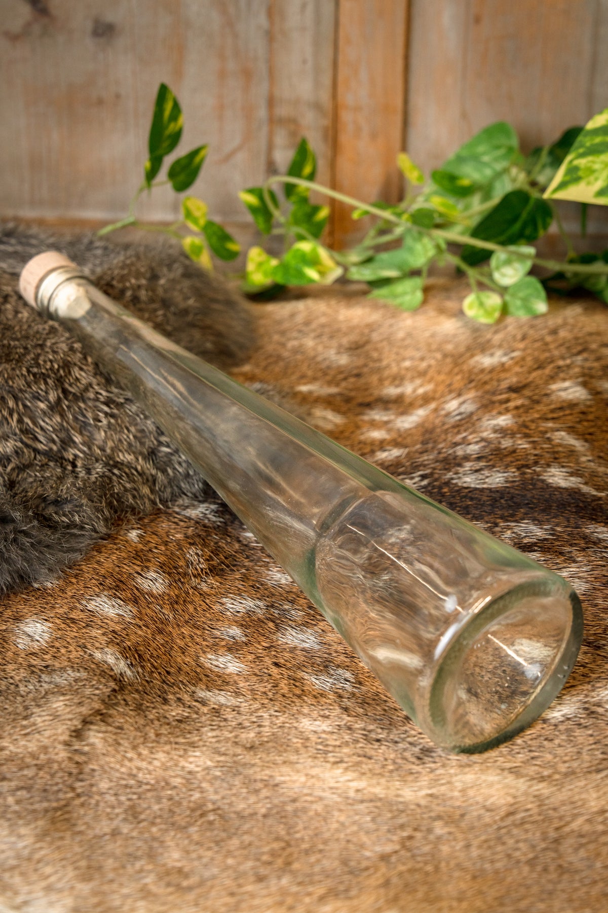 Glass bottle 500 ml with cork