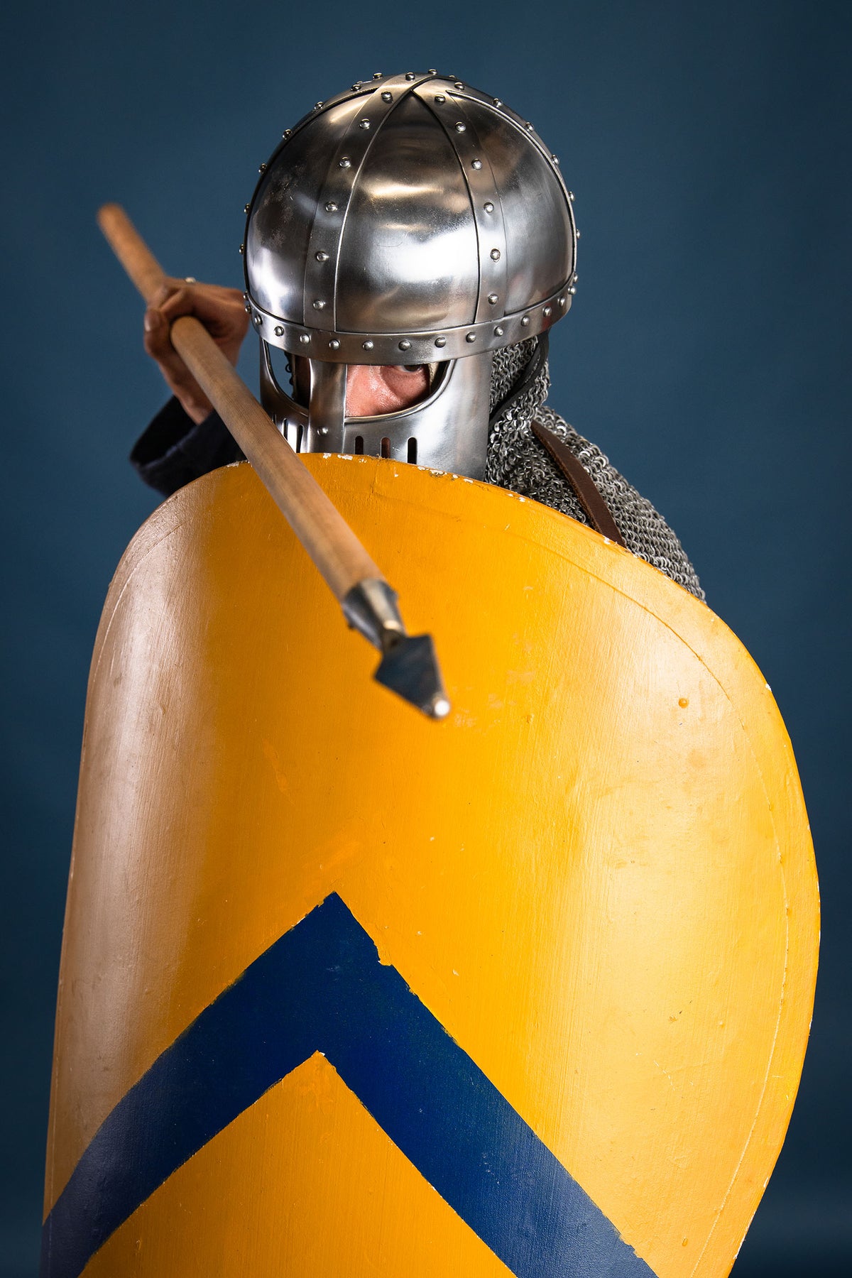Norman kite shield, unpainted
