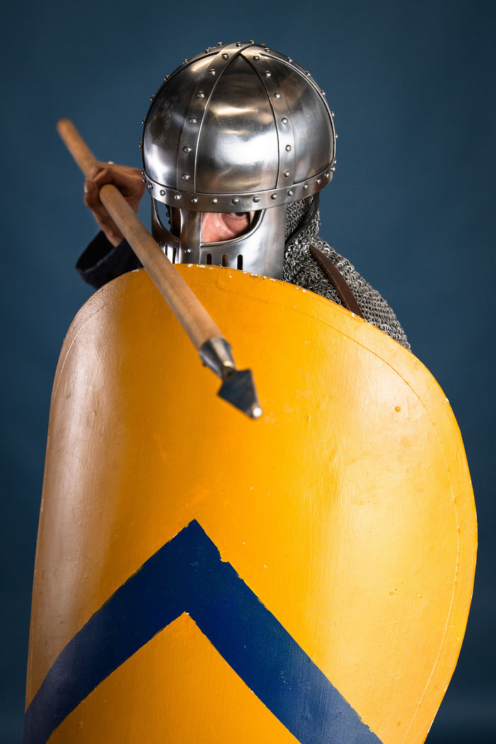 Norman kite shield, unpainted
