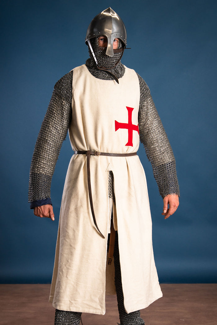 Historical templar surcoat, cream