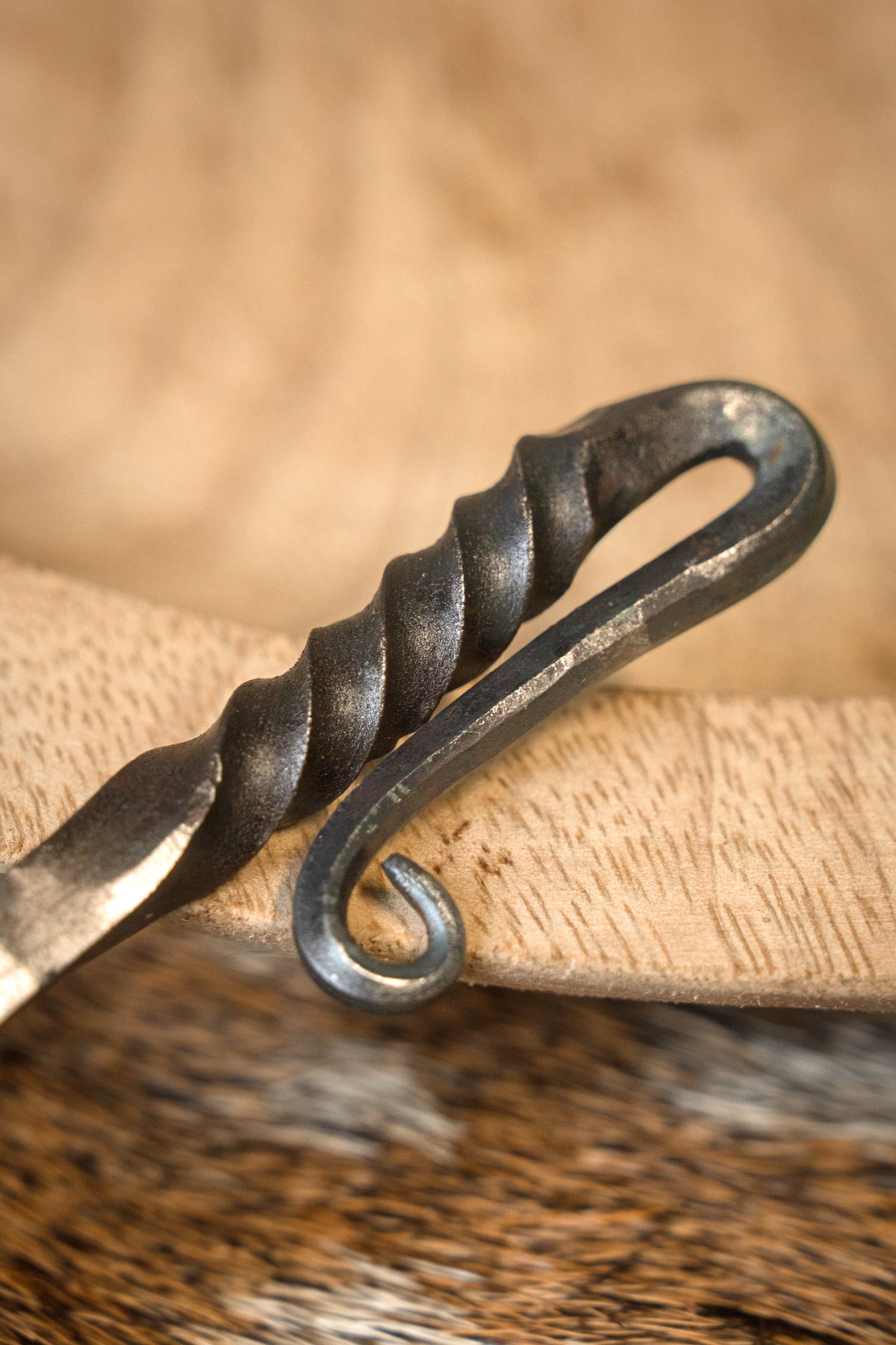 Hand-forged cutlery set Viking