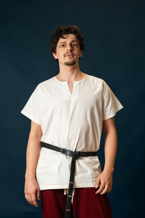 Viking undertunic Yngvi short sleeves, natural