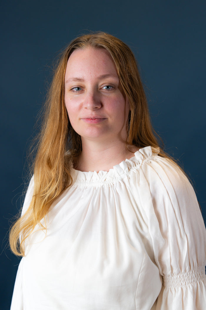 Baroque blouse, white