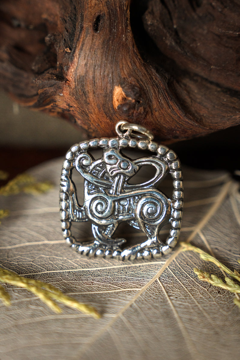 Amuleto di Fenrir, argento sterling