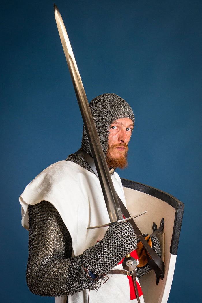 Crusader sword, semi-sharp