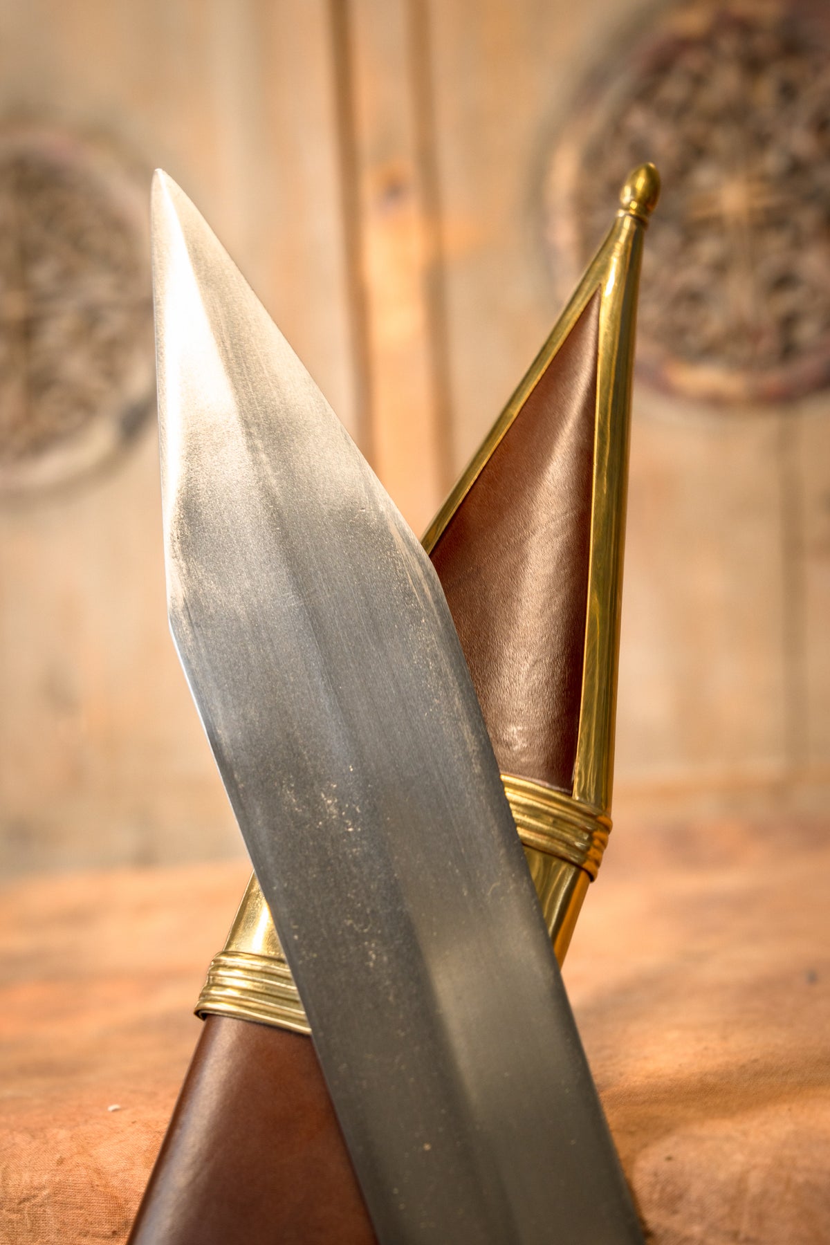 Roman gladius, Mainz type, semi-sharp
