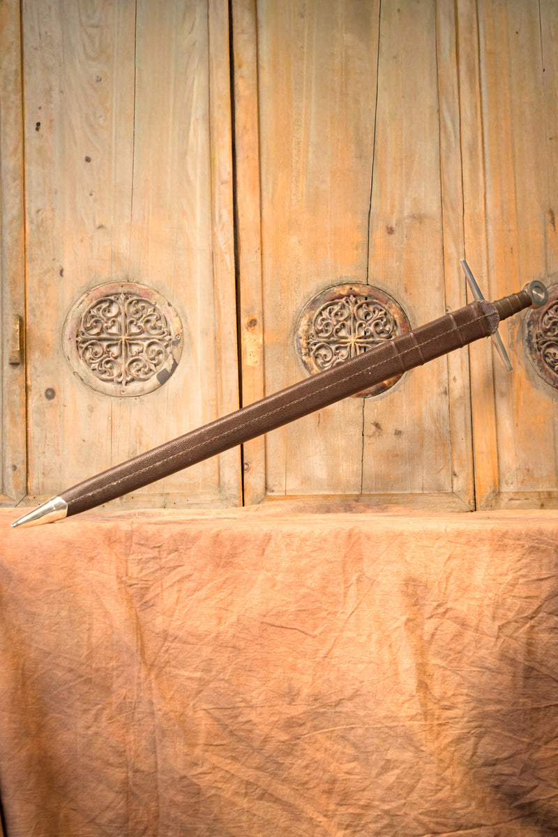 Tempelridder-sværd Oakeshott type XIII, halvskarpt