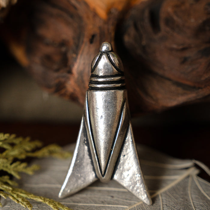 Germanic/ Roman Fibula Pannonia, silver pledged