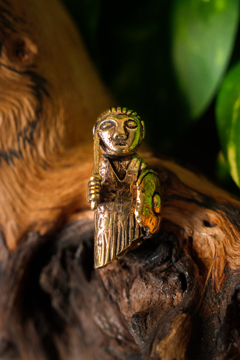 Valkyrja-vedhæng, bronze