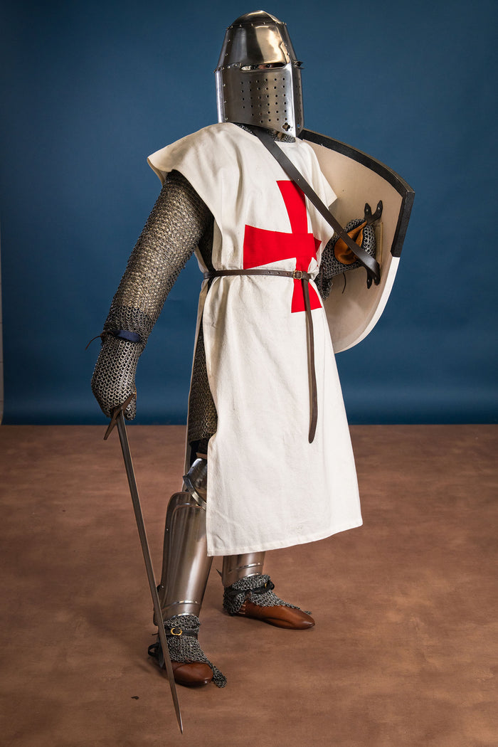 Milanese greaves, lower leg armour, 1.6 mm