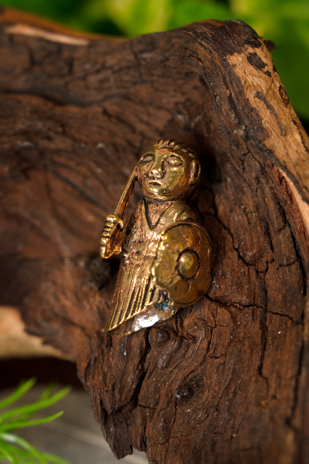 Viking Valkyrie-amulet Hårby, bronze