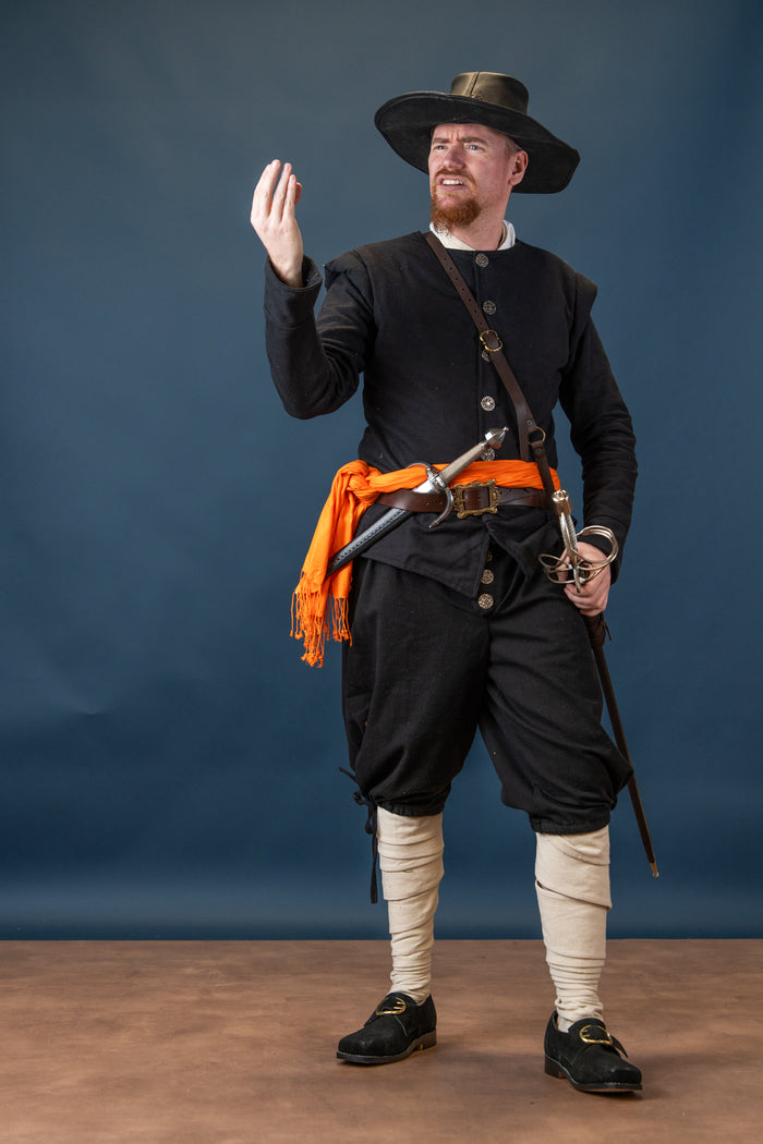 Tilly Renaissance trousers, black