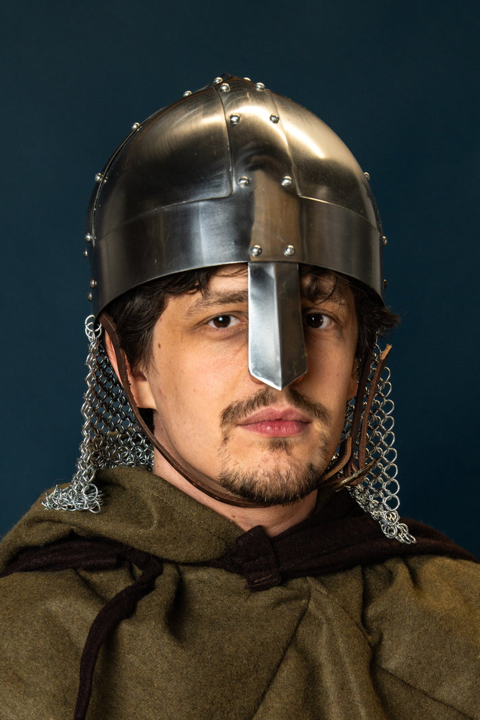 Viking spangenhelm with chainmail, 1-1.2 mm