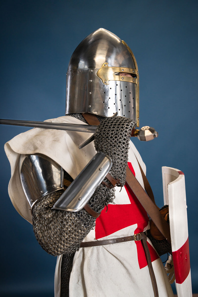 Steel bracers, underarm armor, 1.2 mm