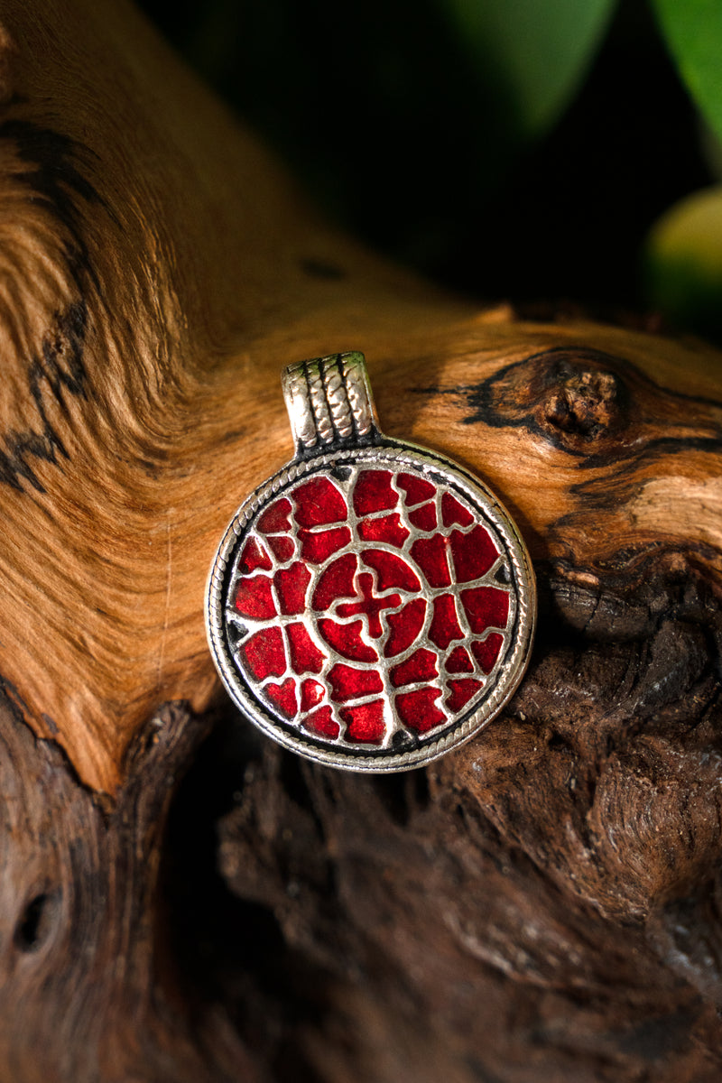 Merovingisk smykke Hoen, forsølvet bronze